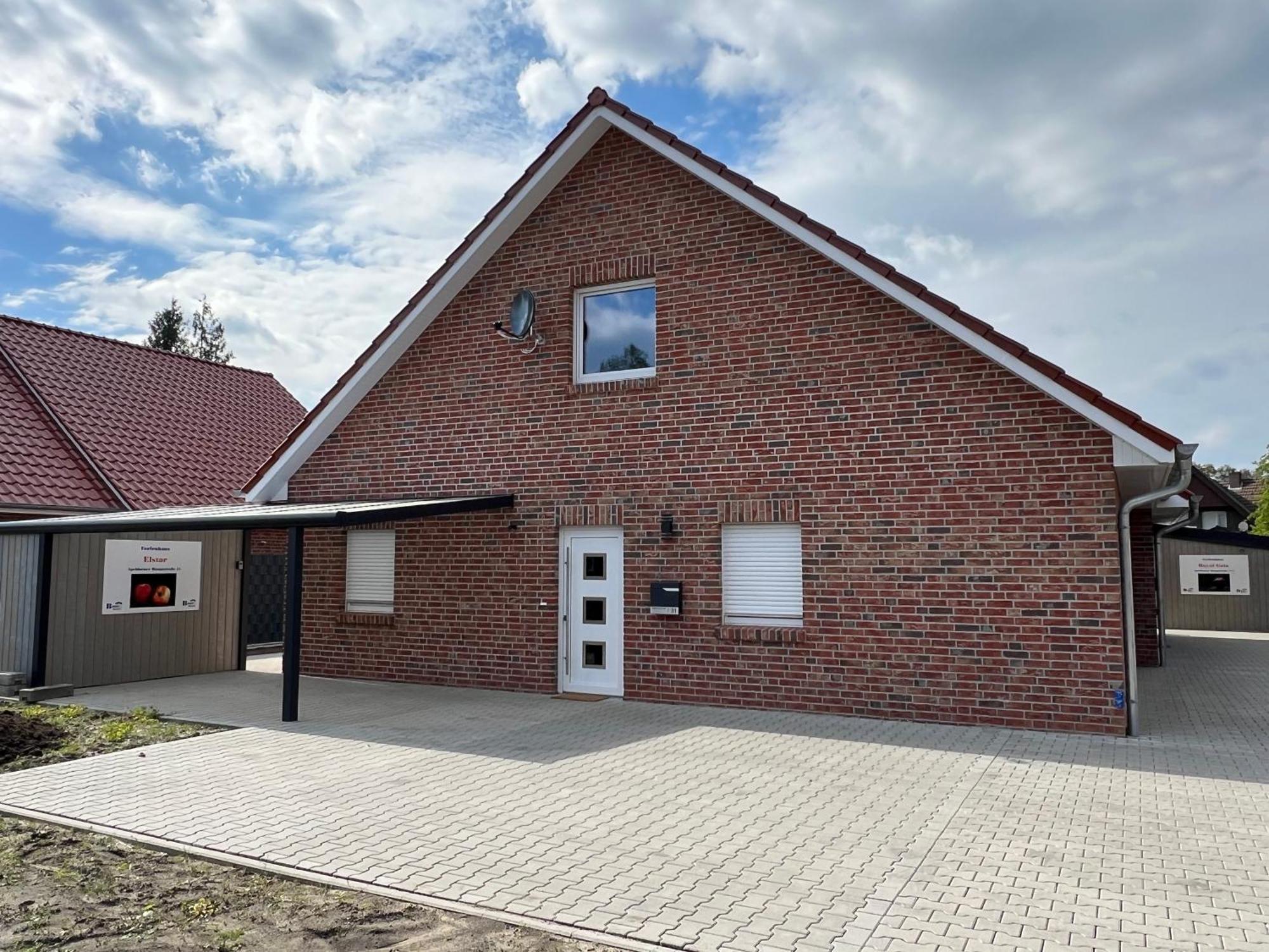 Ferienhaus "Elstar" Meppen Ebenerdig Carport Terrasse Neubau Netflix Free Wifi 2 Schlafzimmer Kueche Villa Exterior photo